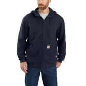 Carhartt FR Force Loose Fit Midweight Hooded Zip Front Sweatshirt in Navy